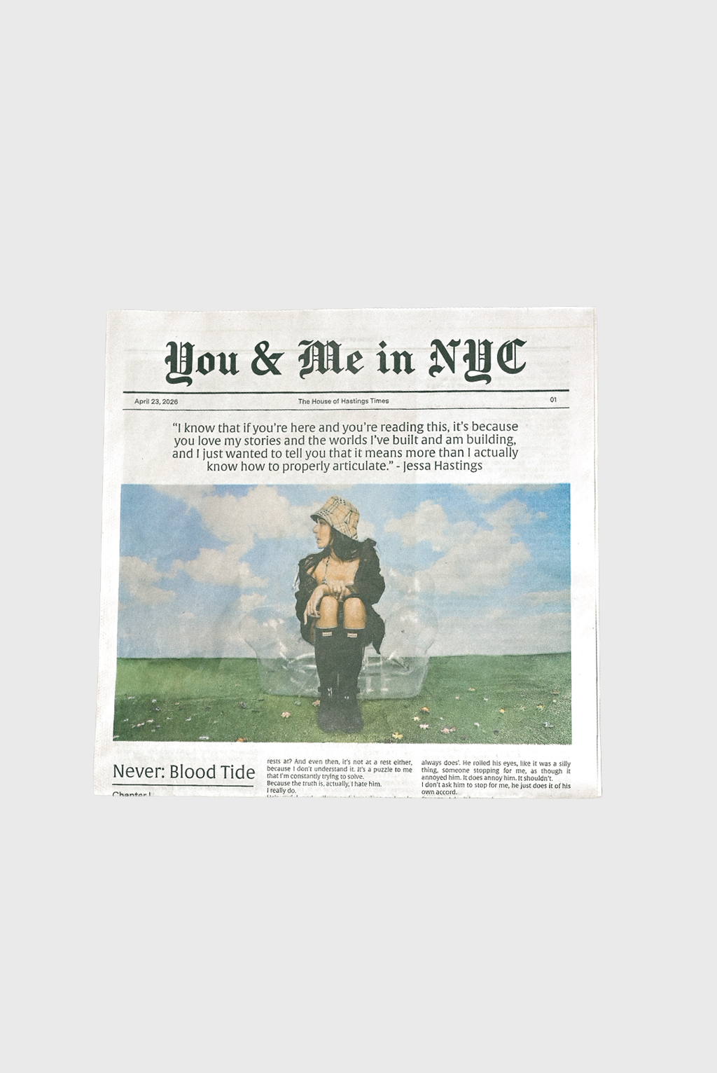 You & Me in NYC Newspaper