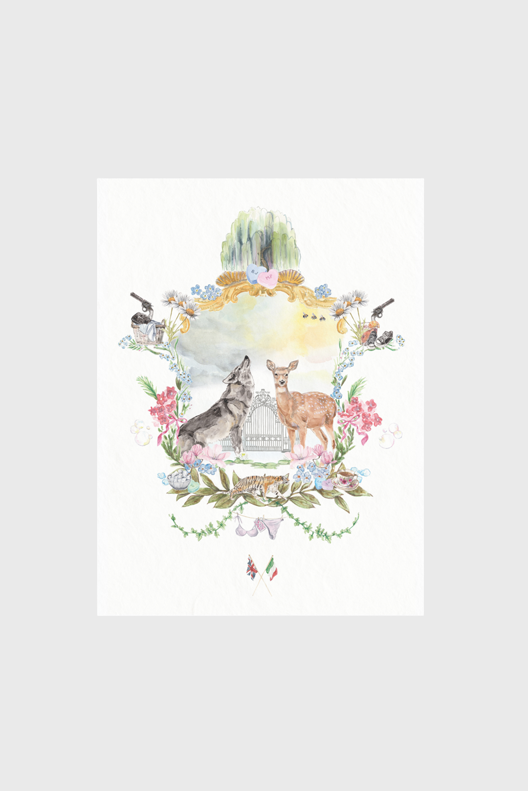 All Encompassing Crest MPU Art Print