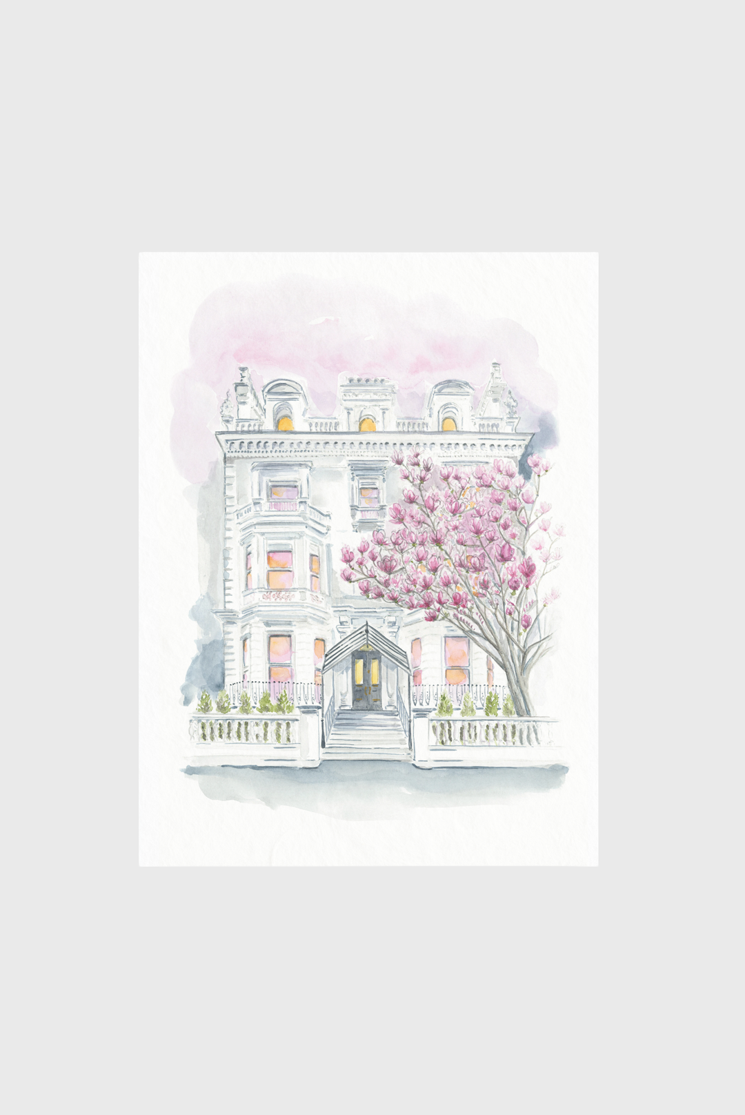 Holland Park Mansion MPU Art Print
