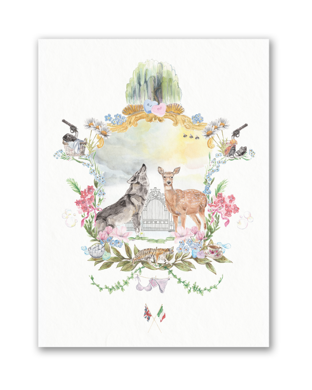 All Encompassing Crest MPU Art Print