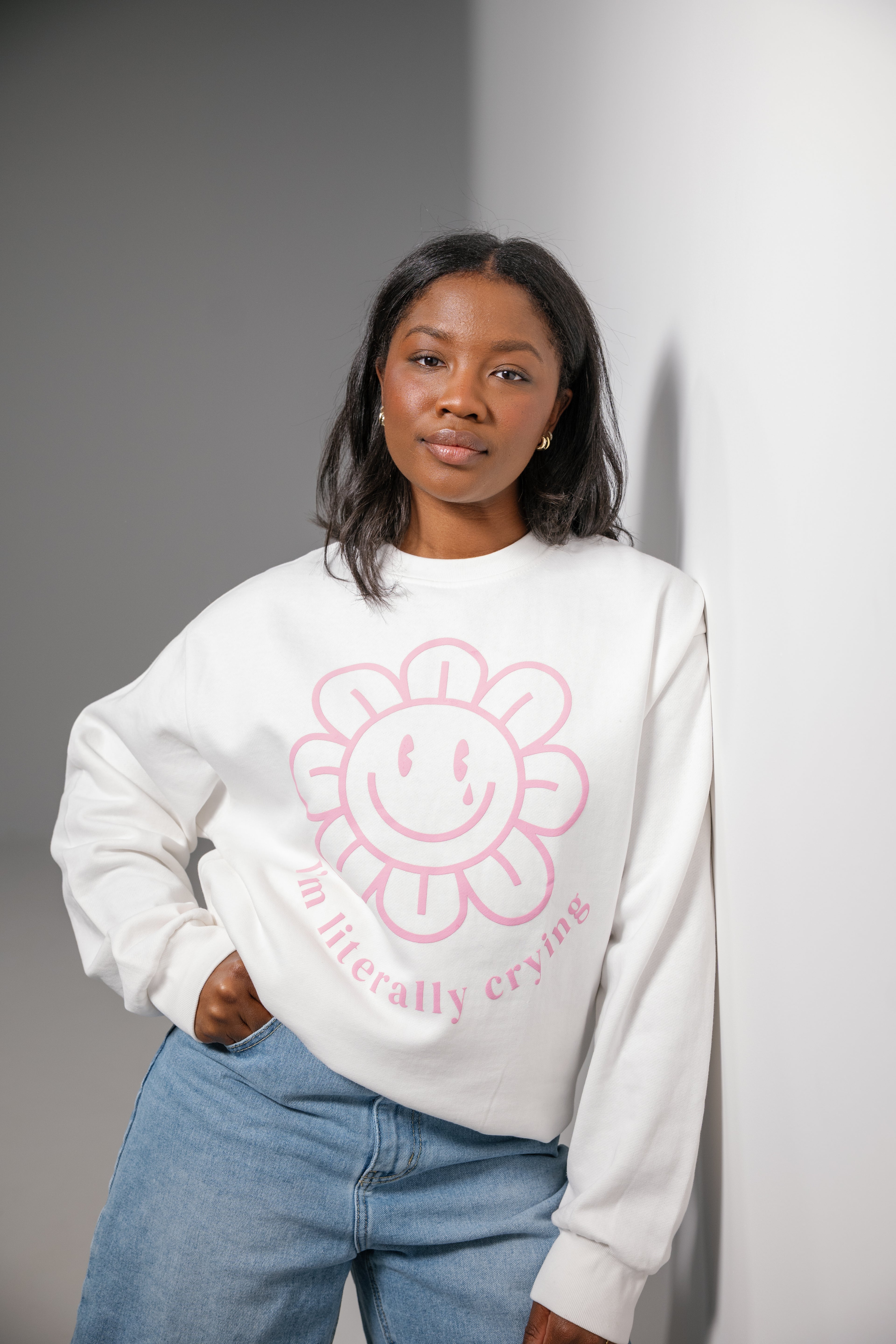 Literally Crying Crewneck