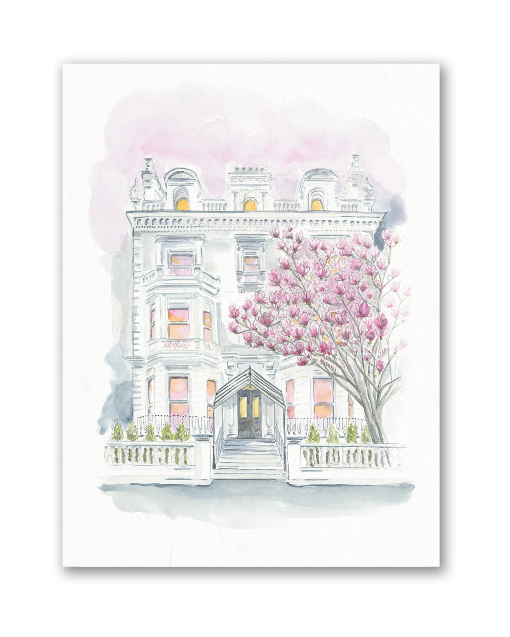 Holland Park Mansion MPU Art Print