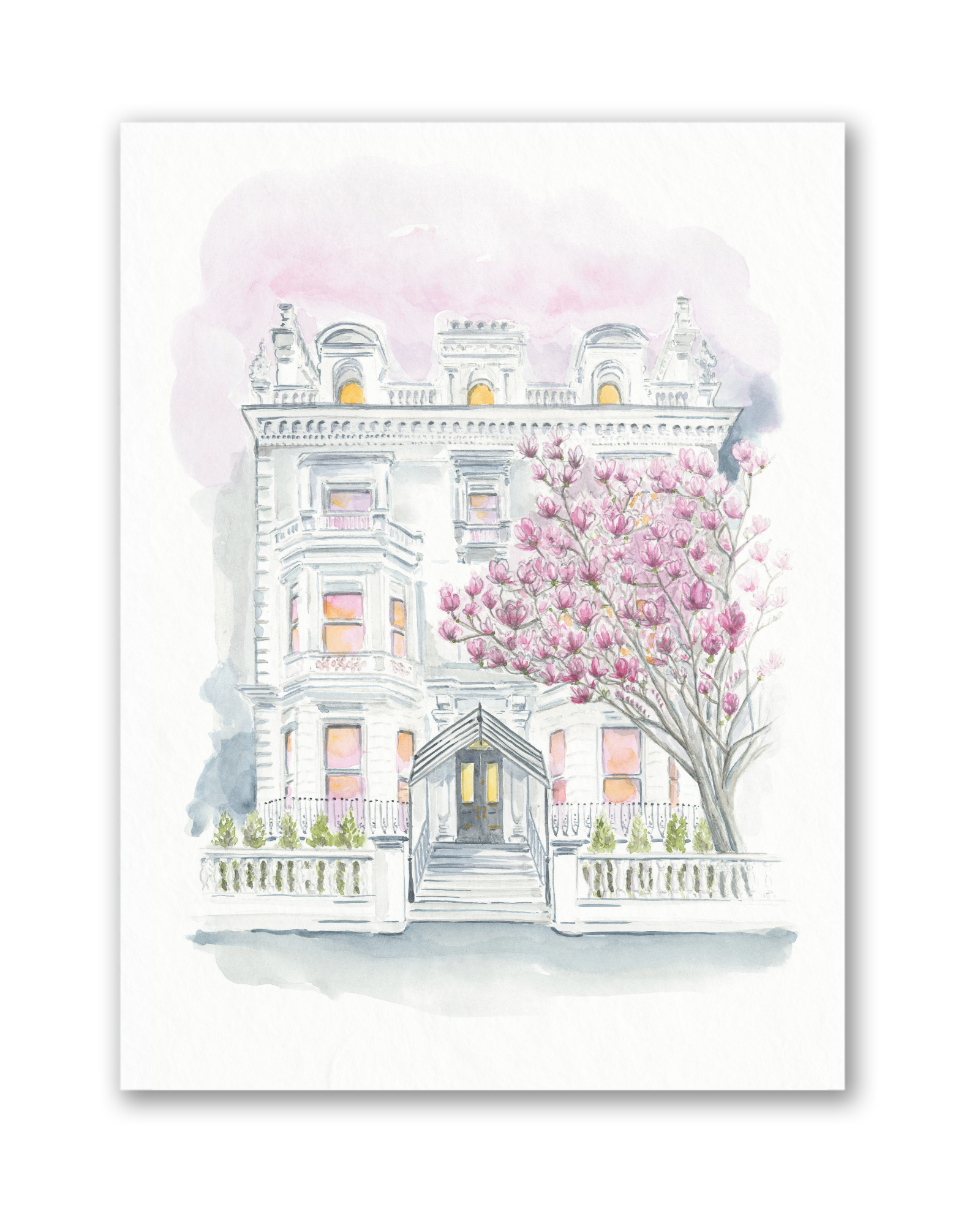 Holland Park Mansion MPU Art Print