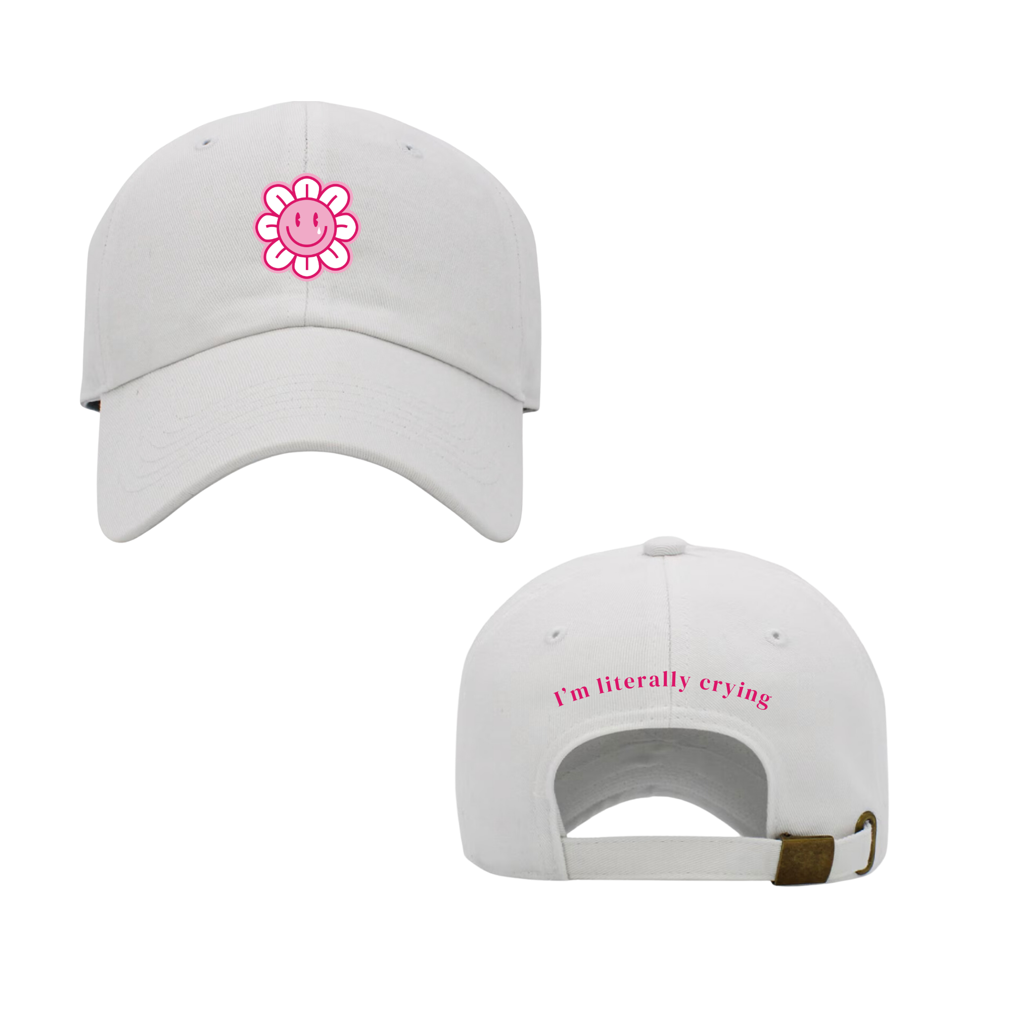 Literally Crying Patch Hat